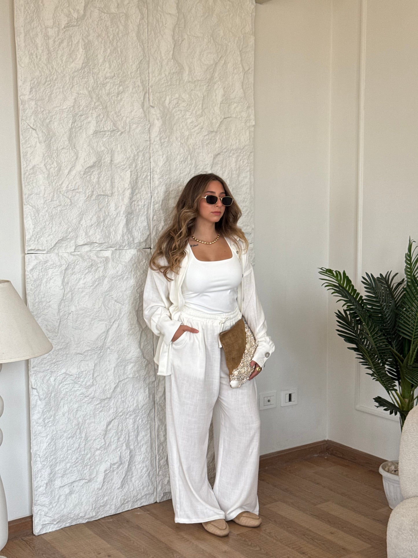 The Cinch & Chill Set - Off White