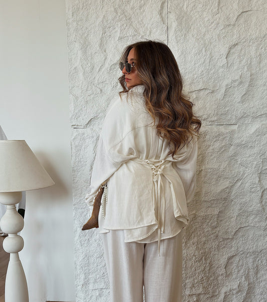 The Cinch & Chill Set - Off White
